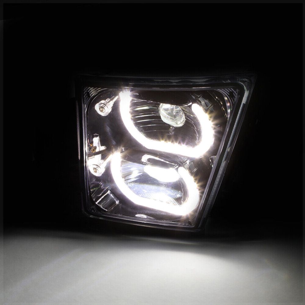 For 04-18 VNL Base A86536-KB200YAHLF Lack {DUAL Led U-HALO} Projector Fog Light