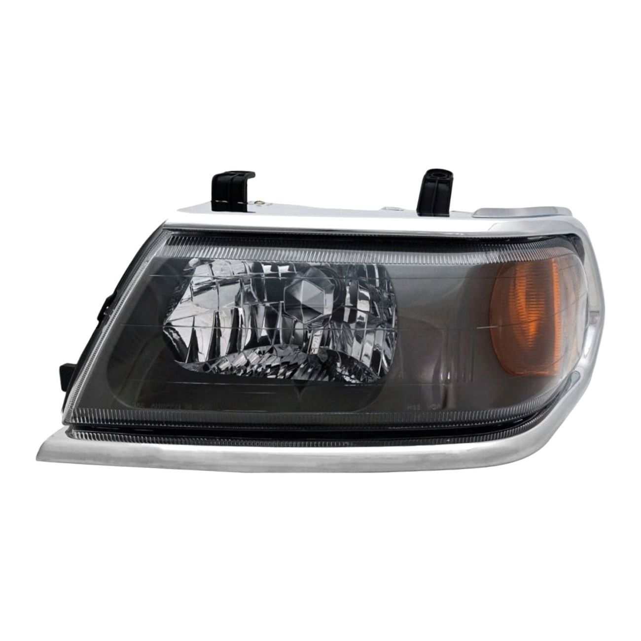 Headlight For Mitsubishi 00-04 Montero Sport Left Chrome Trim With Bulb