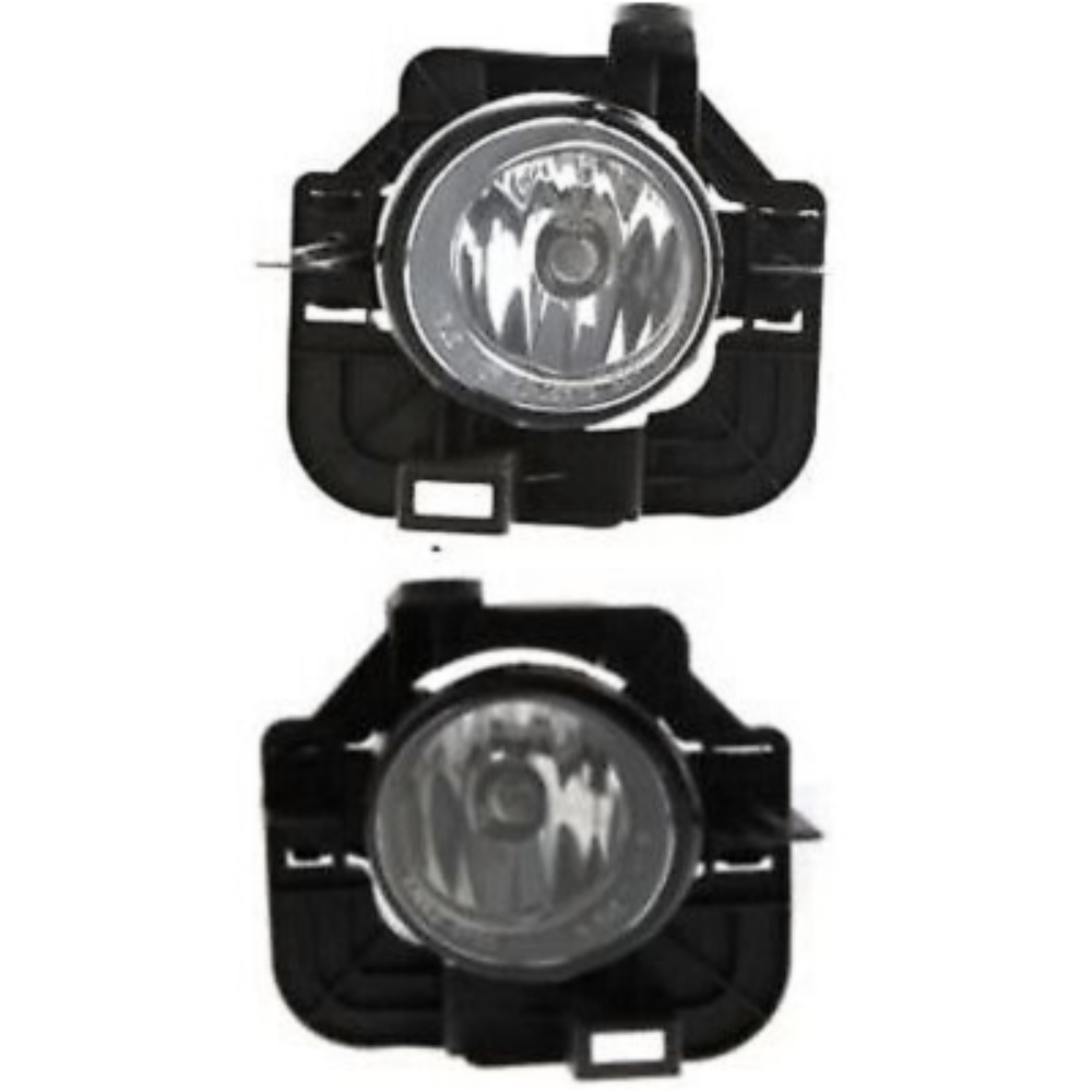 Set Of 2 Clear Lens Fog Light For 2010-2012 Nissan Altima Sedan Left & Right
