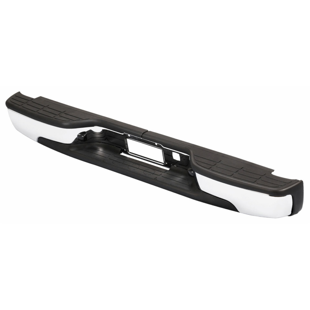 Rear Step Bumper Chrome Steel For 1999-2006 Chevrolet Silverado / Sierra 1500