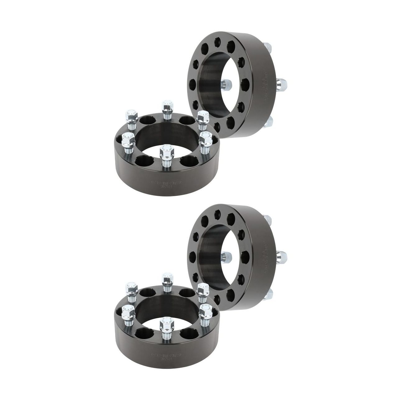 2 Sets Of - 2'' 6x5.5 14x1.5 Studs Wheel Spacers For Cadillac Chevrolet GMC