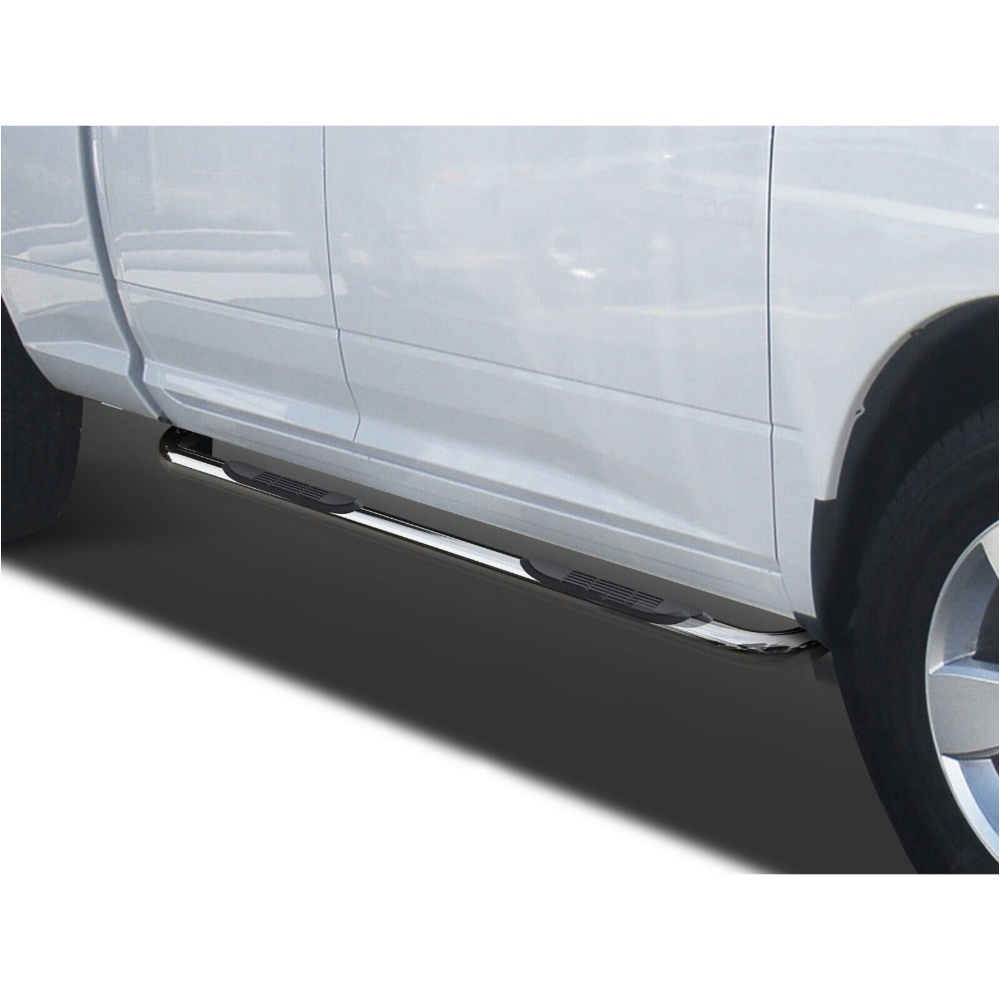 3" S/S Side Steps For 1500 2500 3500 4500 5500 Crew Cab Nerf Bars Running Boards