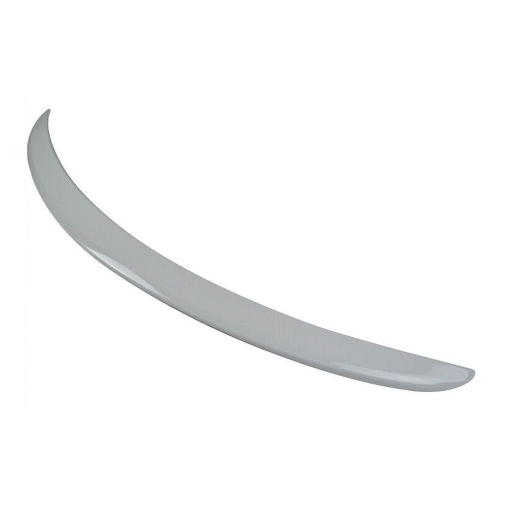 Fits 15-21 C205 W205 Coupe 2Dr C-Class AMG Trunk Spoiler Painted Polar White ABS