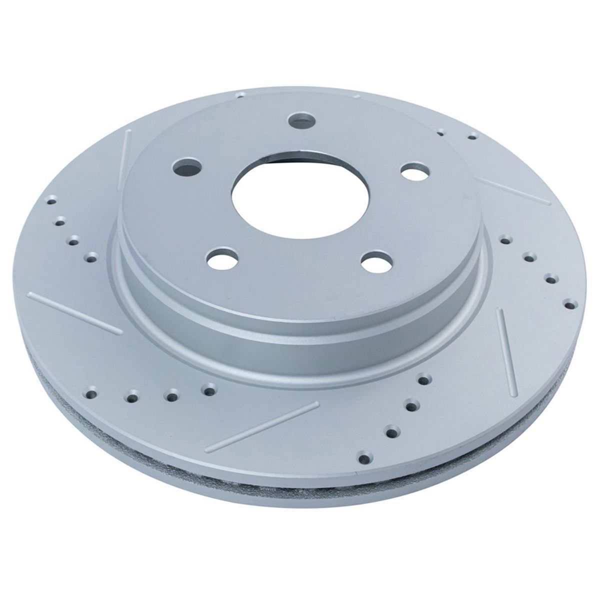 Brake Rotor Performance Drilled & Slotted Coated & Ceramic Pad Kit