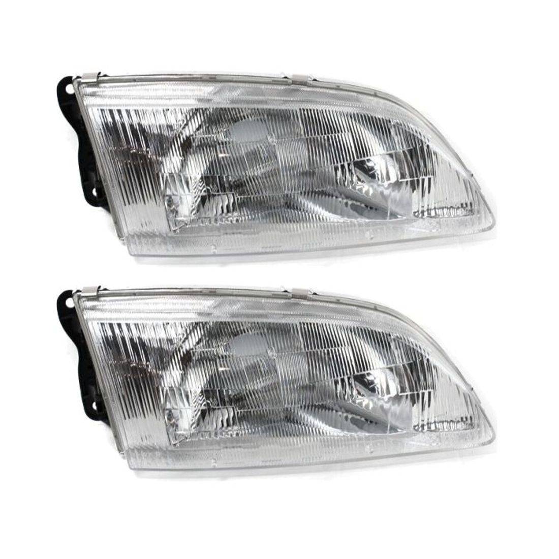 2 Sets Of - Headlight For Mazda 1998-1999 626 Sedan 626 LX ES 626 DX Right With Bulb
