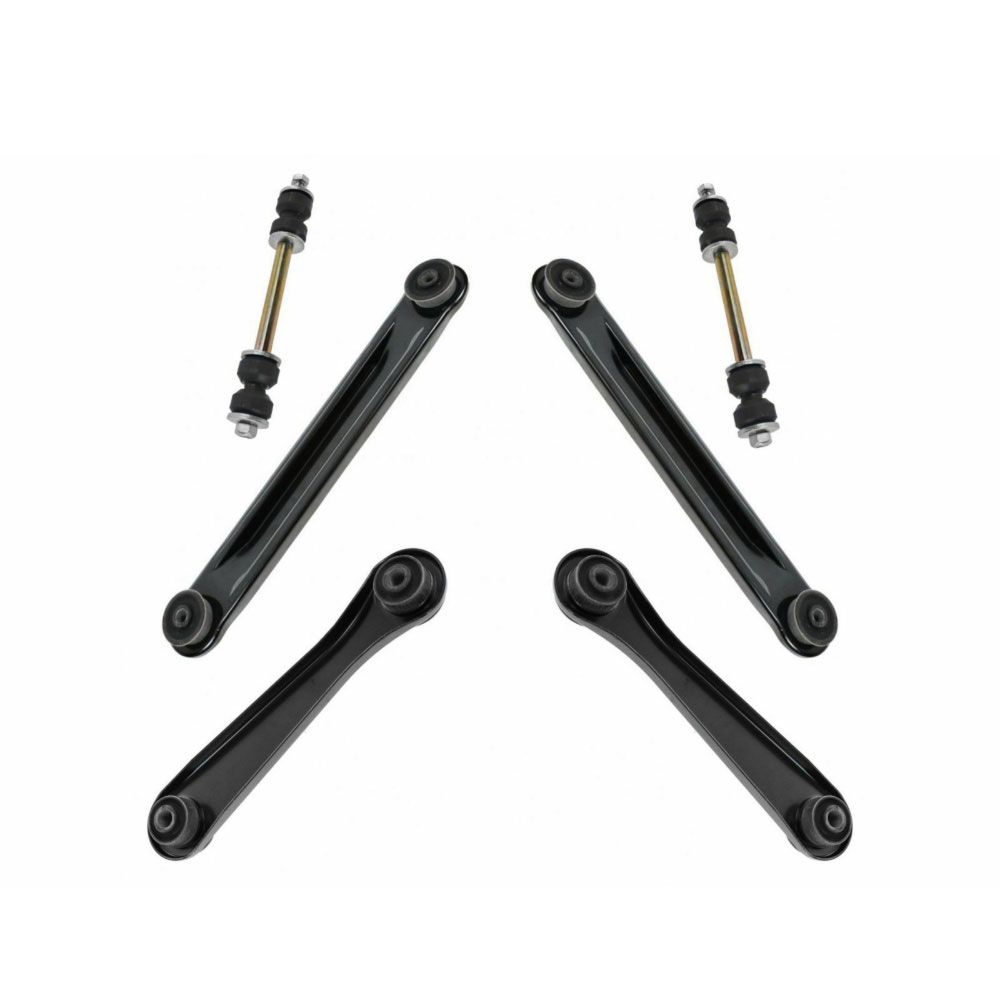 Rear Suspension Kit Upper & Lower Control Arms Sway Bar End Links 6pc New