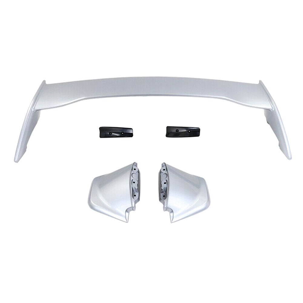 Fits 22-24 Subaru WRX 5th 15 Style ABS Trunk Spoiler Wing Painted G1U Silver
