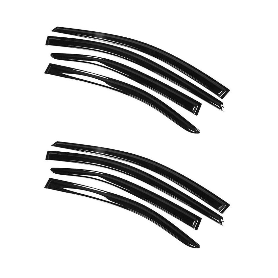 2 Sets Of - For 2020-2022 Toyota Corolla Sedan 4DR Window Visor Rain Guard Deflector