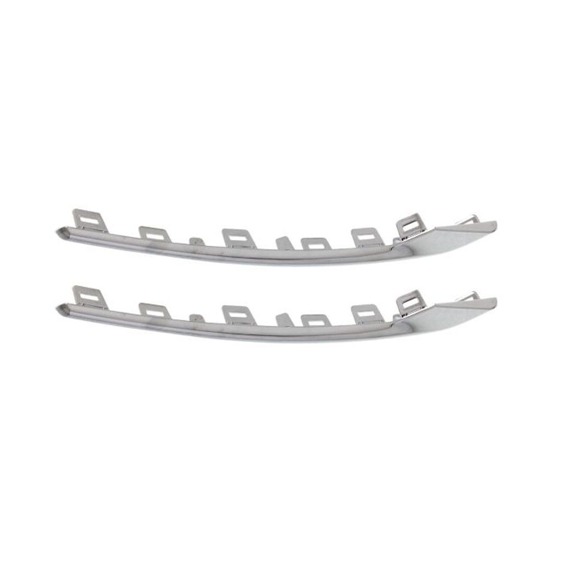 2 Sets Of - Bumper Trim For 2014-2017 Honda Odyssey Front Bumper Molding Right Upper