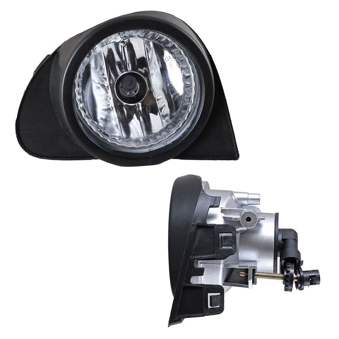 For Toyota 03-05 Echo Base Clear Lens Bumper Fog Lights Pair Lamps W/Wiring