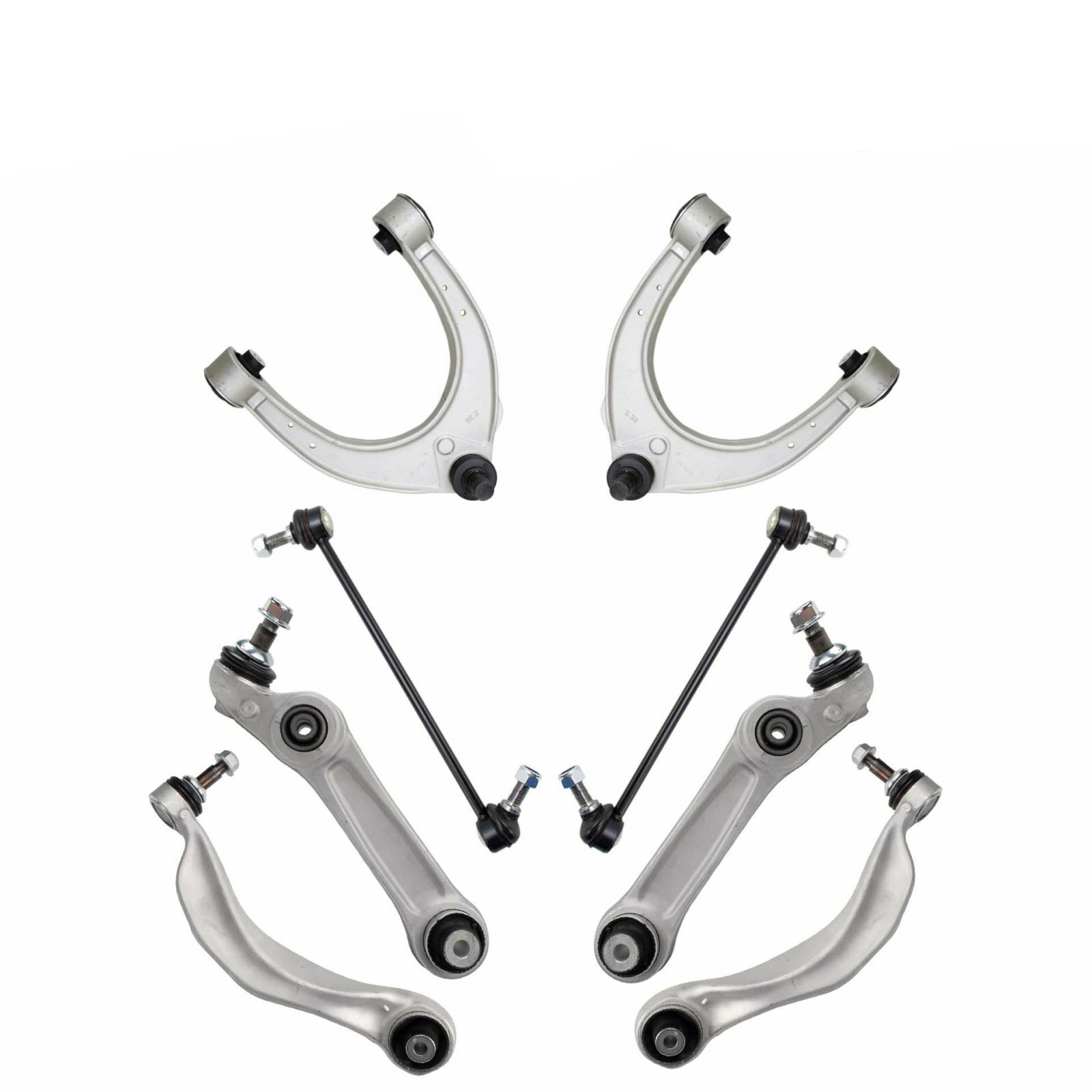 For BMW Front Control Arm Ball Joint Stabilizer Sway Bar Suspension Kit 8pc