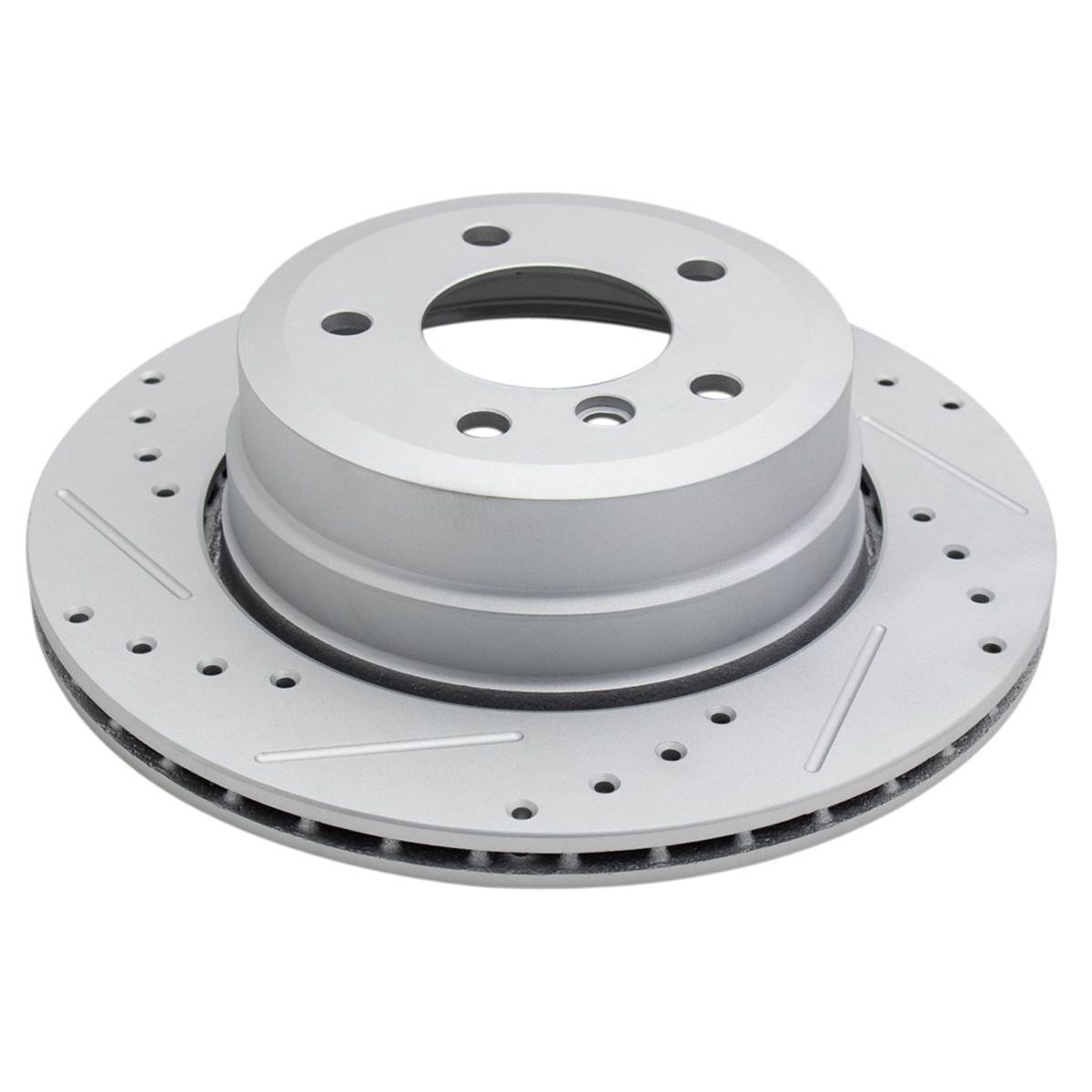 For 06-07 BMW 525xi Base Sedan Brake Rotor Drilled & Slotted G-Coated Rear Pair