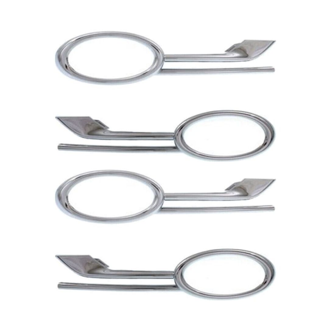 2 Sets Of - Fog Light Trim Set For 2014-2017 Honda Odyssey Left And Right Chrome