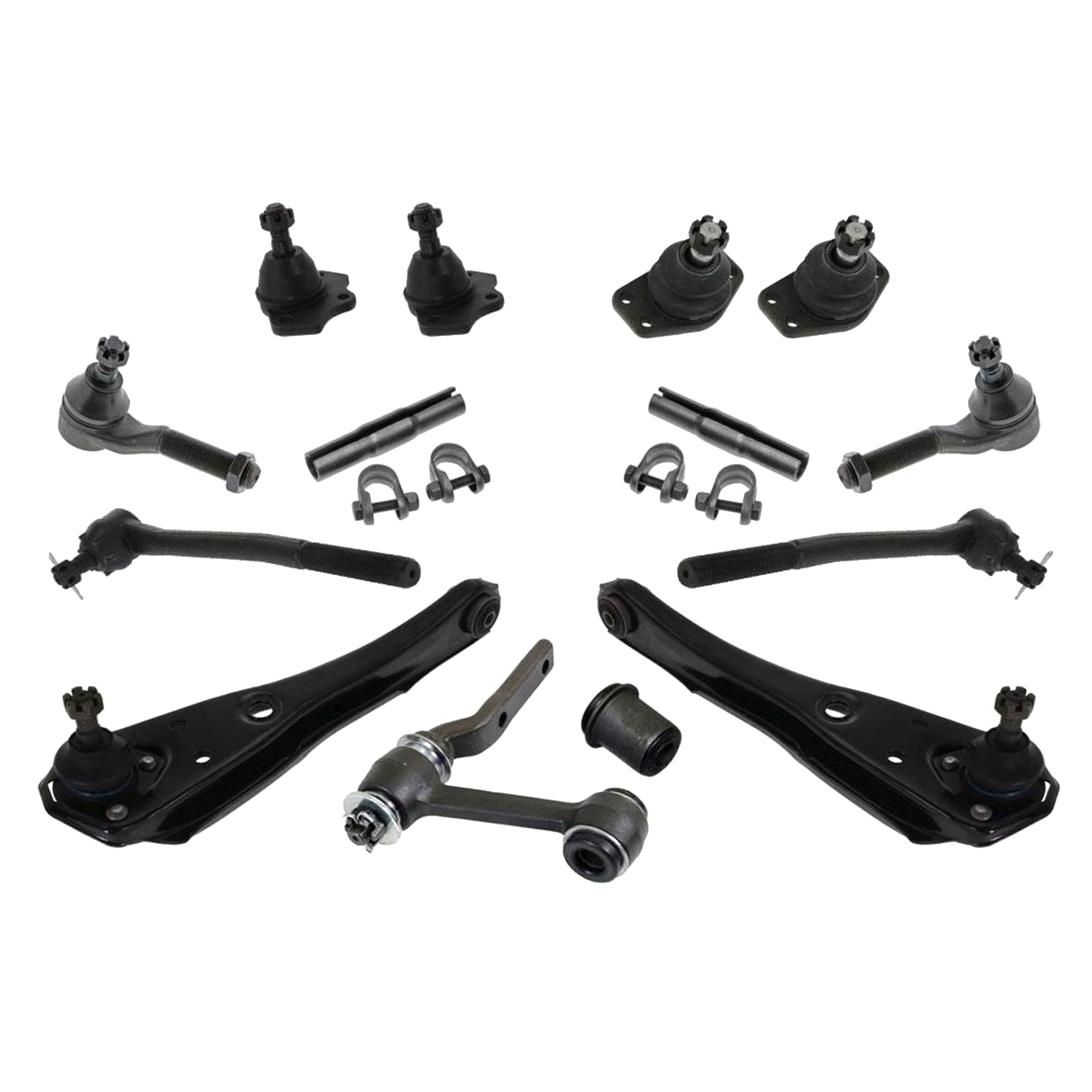 Lower Control Arms Ball Joints Idler Arm For 67-70 Mustang Base Manual Steering