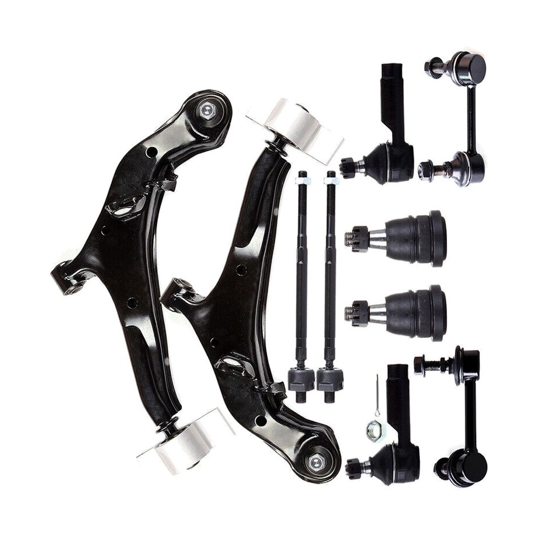 For 2000-2001 I30 10Pcs Front Lower Control Arms Ball Joints Suspension Kit