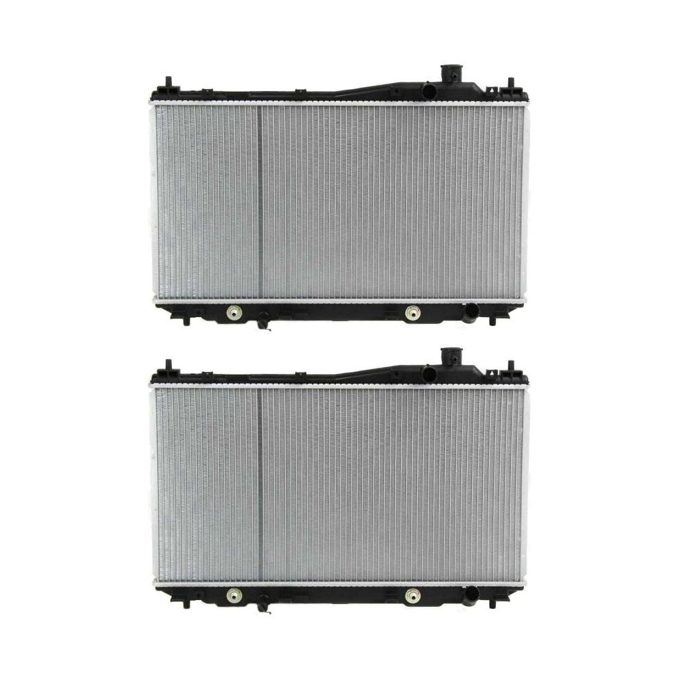 2 Sets Of - For 2001 2002 2003 2004 2005 Acura EL Honda Civic Radiator