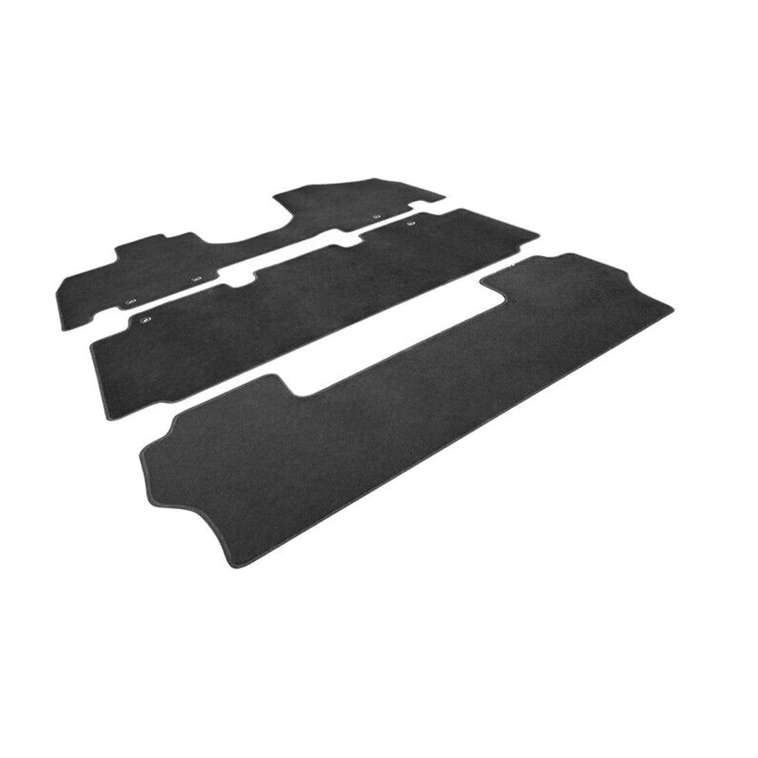 For 2011-2017 Odyssey EX Nylon Car Floor Mats Carpet Front & Rear 3PC Set Black