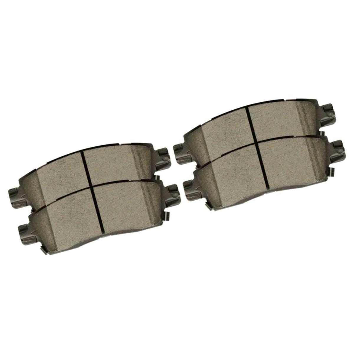 2 Sets Of - For 2009-2017 Chevrolet Traverse 2007-2016 GMC Acadia Rear Ceramic Brake