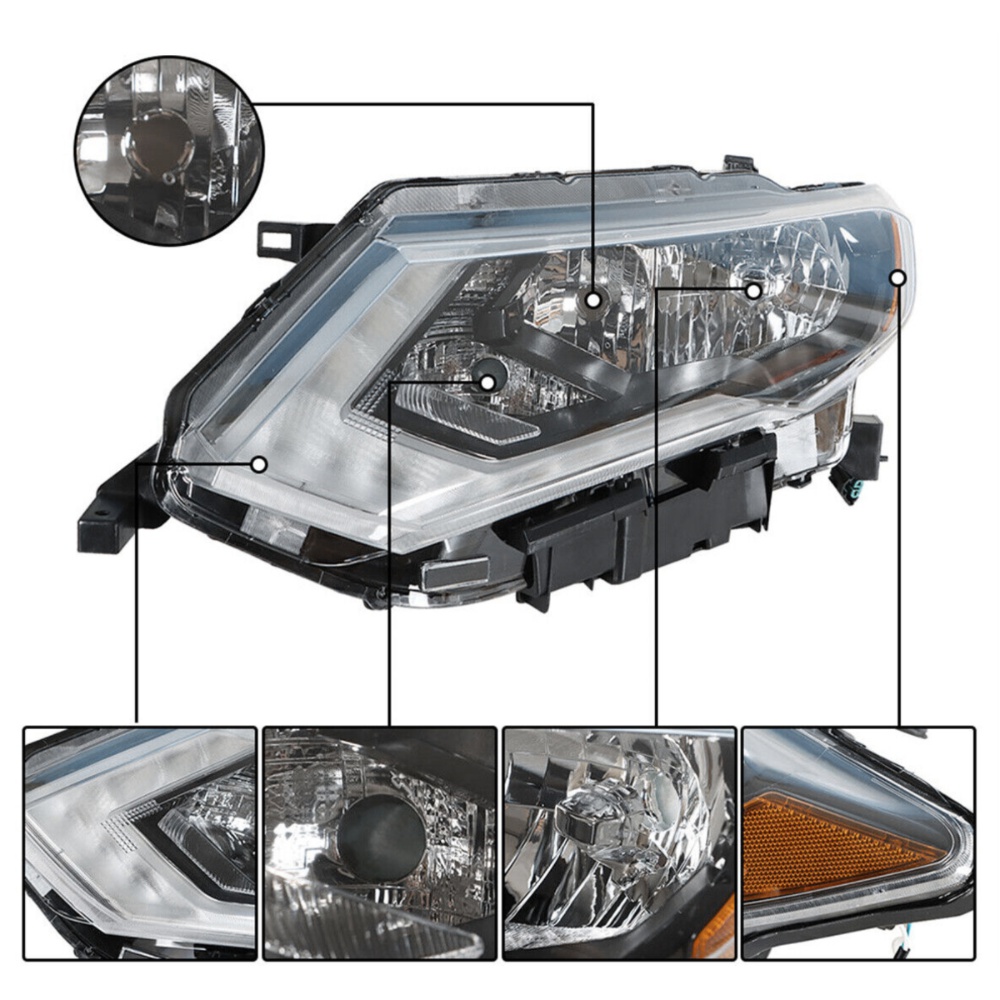 Projector Headlight Headlamp Driver Left Side For 2017-2019 Rogue Sport Utility