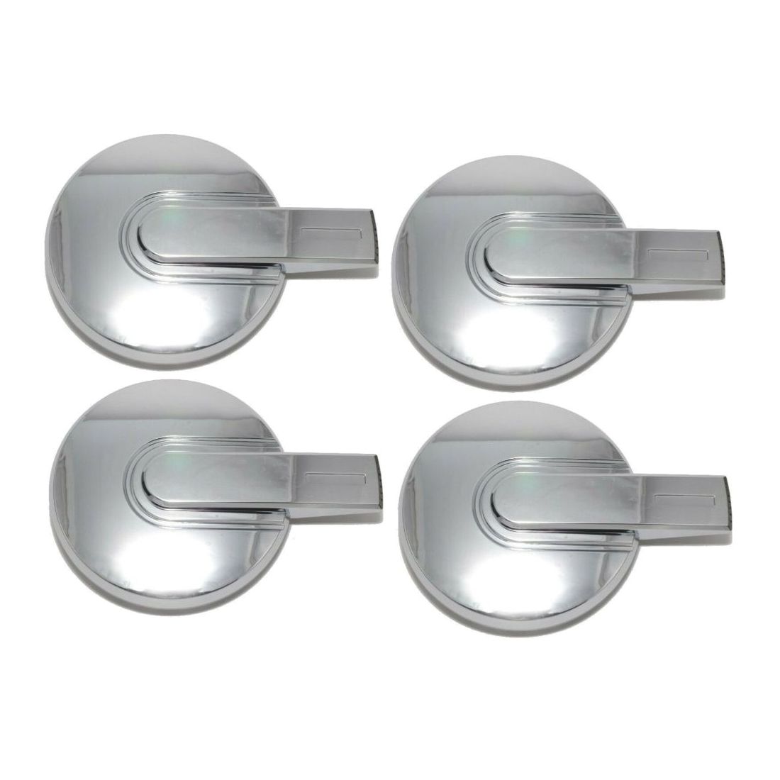 For 2006-10 H3 Sport Utility H-3 16" Wheel CHROME Center Hub Cap Hubcap SET Of 4