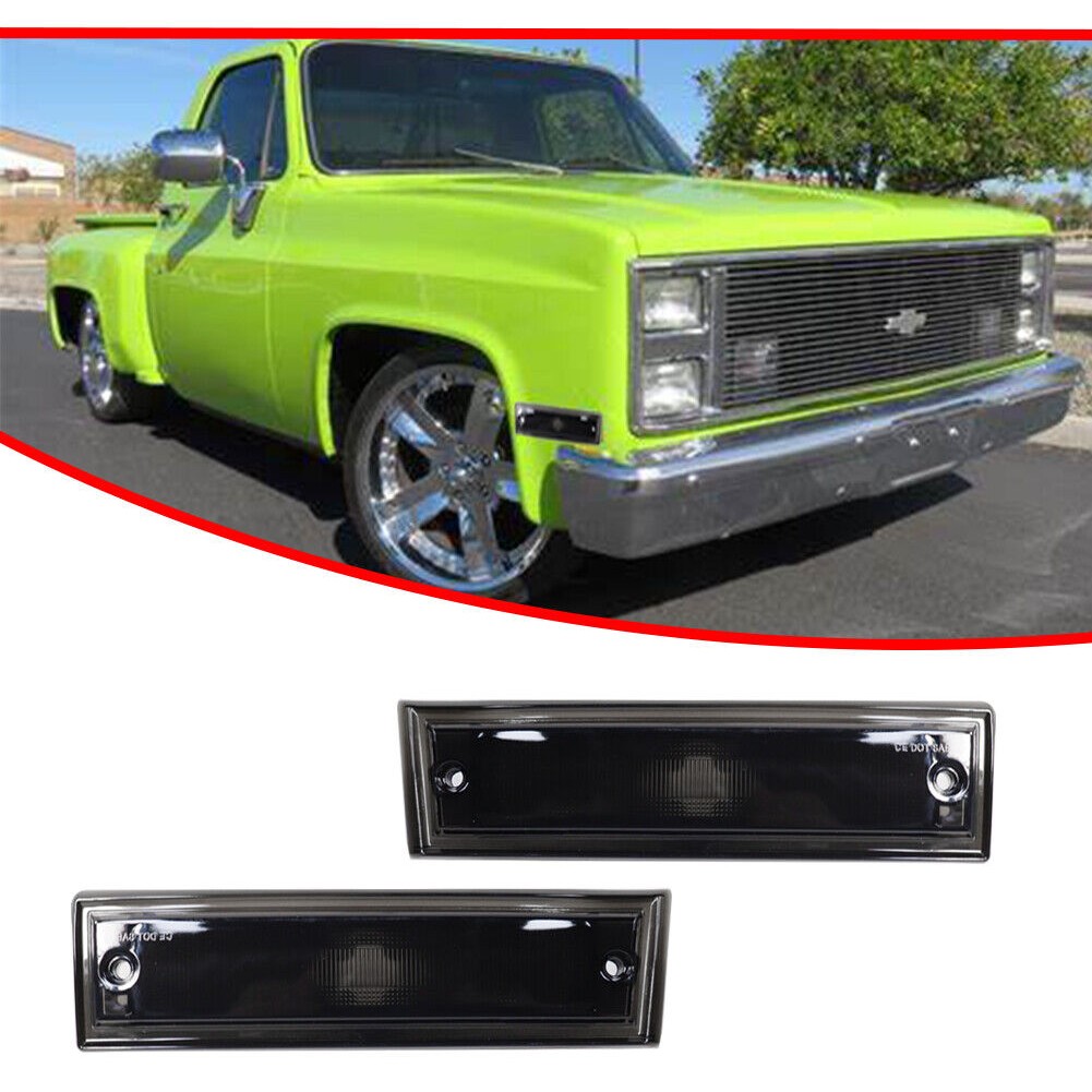2 Sets Of - Smoked Front Side Marker Lights