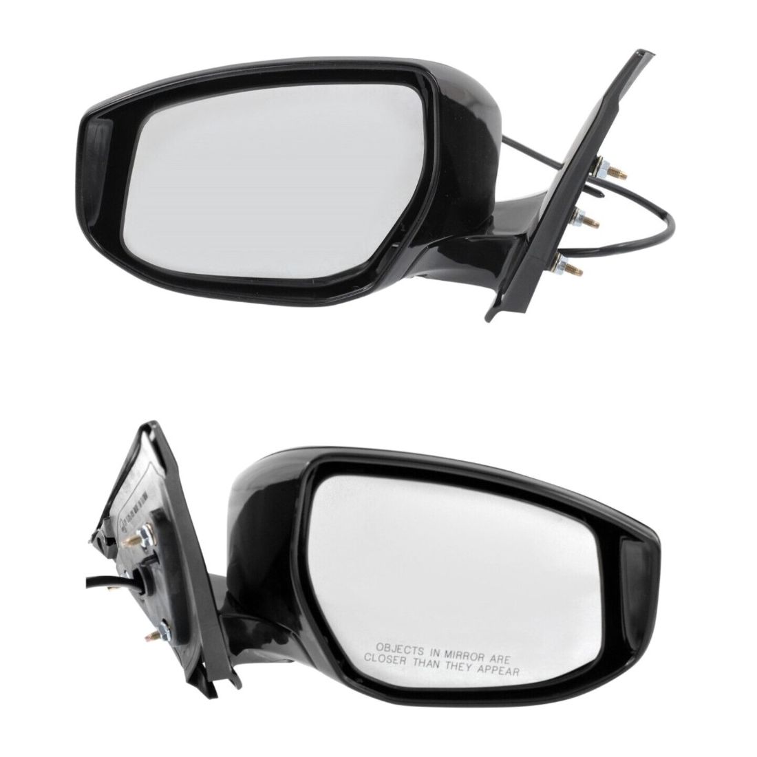 Power Mirrors For 2016-2020 Maxima S Sedan Left And Right Side Textured Black