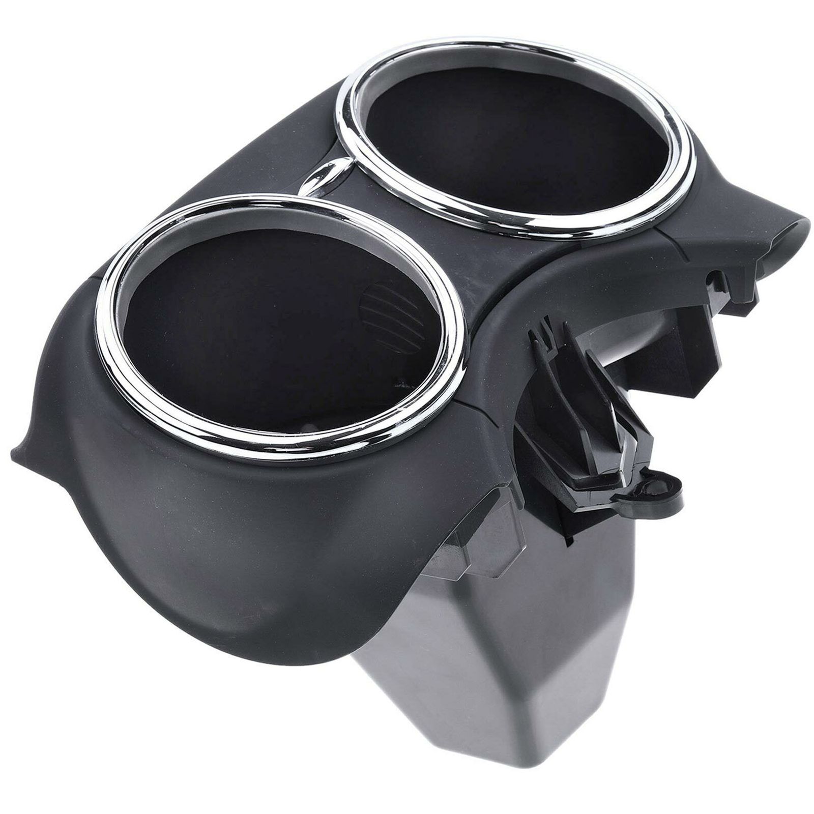 1x Front Dual Cup Holder For 06-11 Mercedes-Benz CLS500 Base Sedan W219 Black