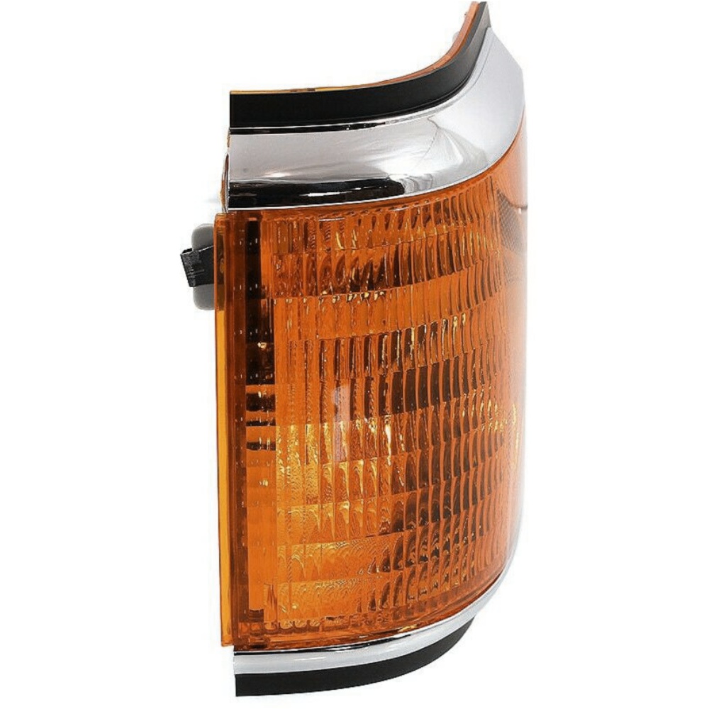 Corner Light For 1987-1991 Ford W/ Chrome Trim Set Of 2 Left & Right