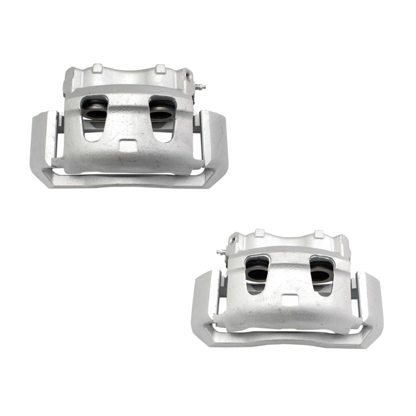 For 07 Ford E-150 Front Disc Brake Caliper With Bracket & Hardware Pair Truck