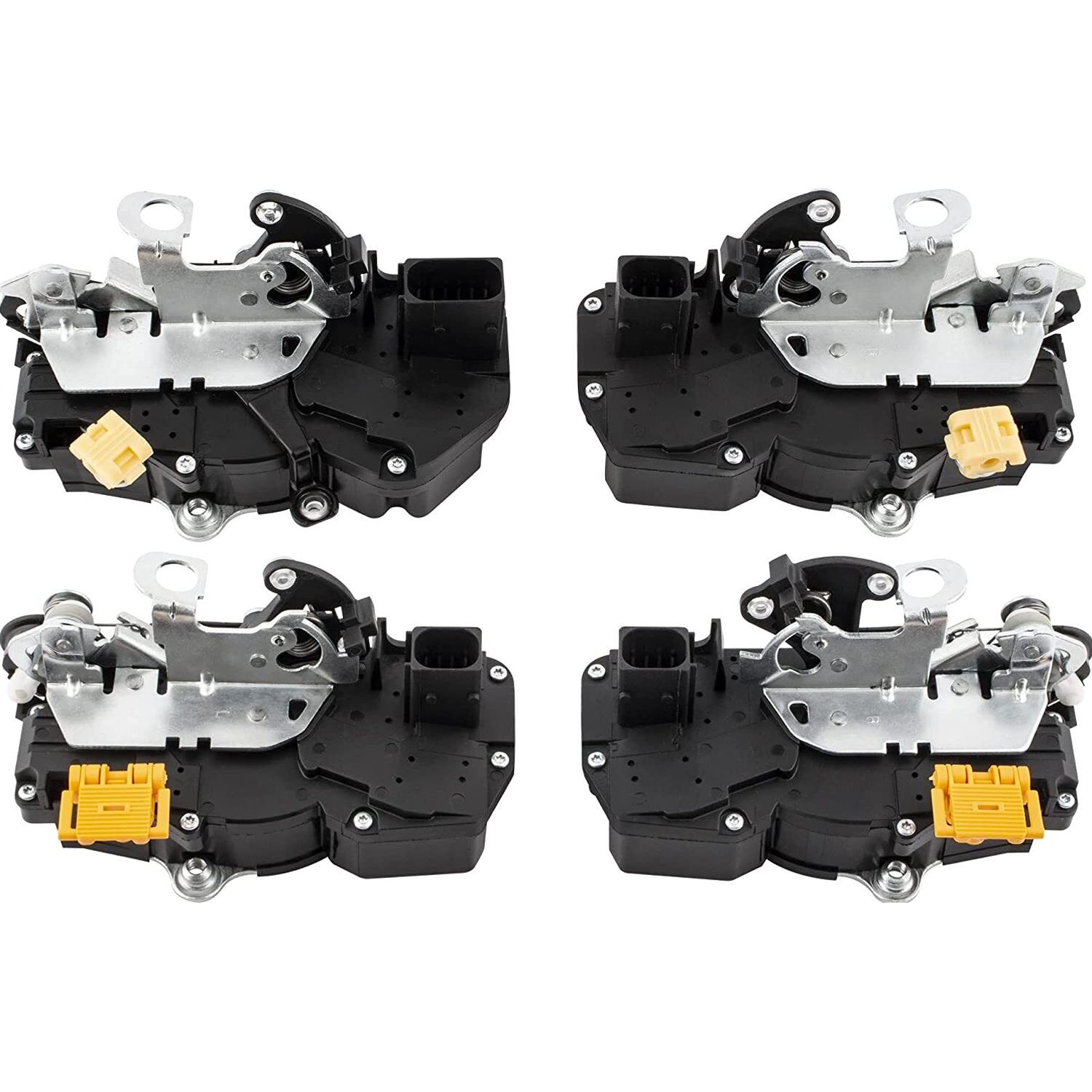 For 2007-2009 Silverado 1500 4x Front+Rear R & L Power Door Lock Latch Actuator