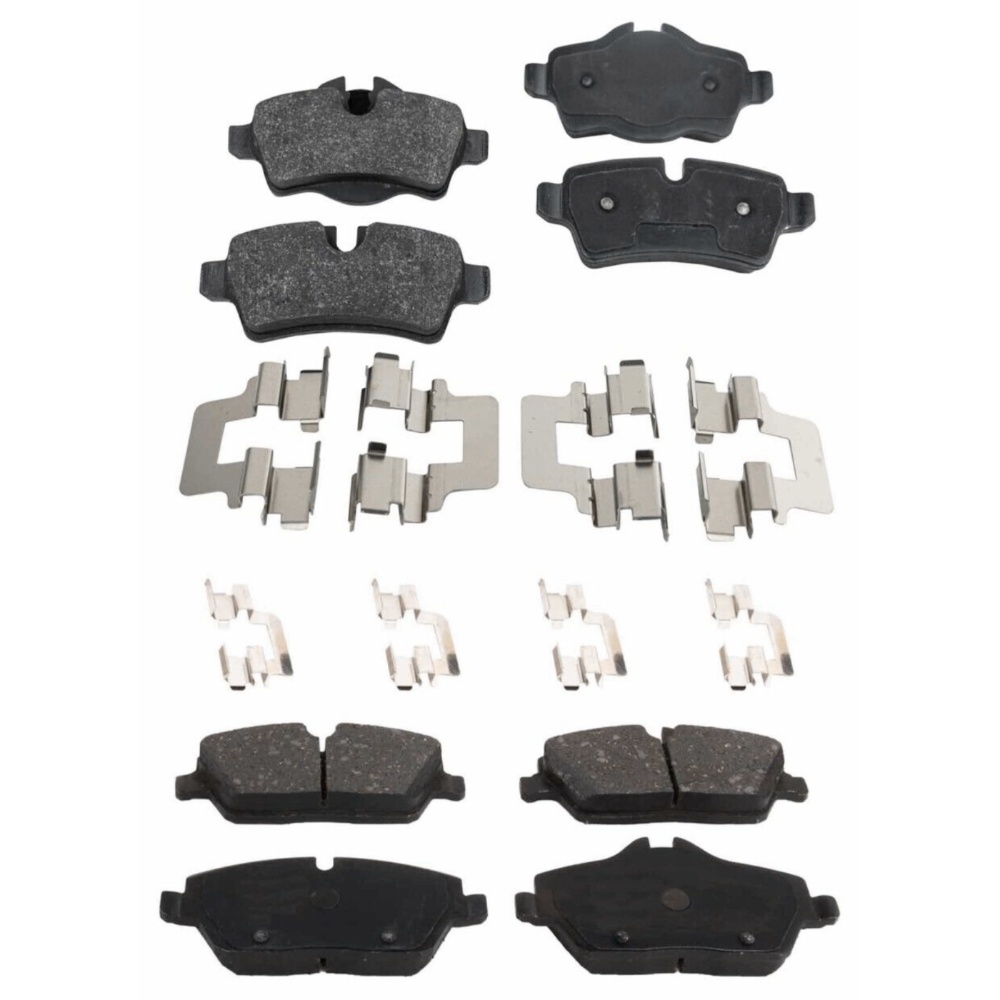 Front And Rear NAO Brake Pad Set For Mini 2007-2015 Cooper