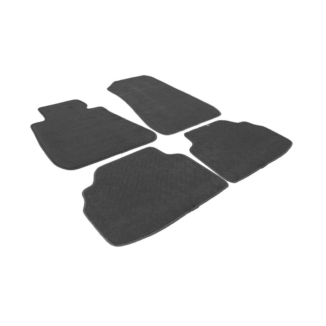For 2006 325xi E90 3-Series Floor Mats Liner Nylon Front Rear Carpet Gray Set