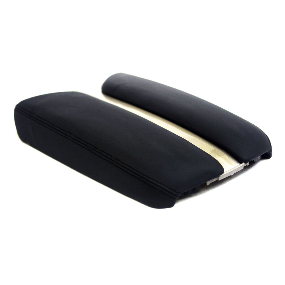 Center Console Armrest Leather Cover For Nissan 15-19 Murano Sport Utility Black