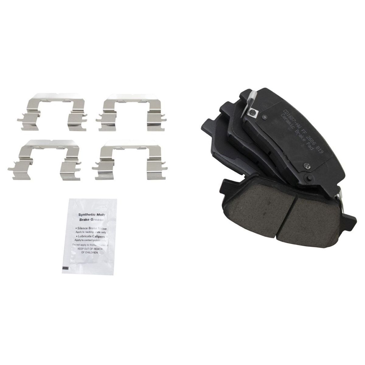 Front Ceramic Brake Pad & Coated Rotor Kit For 14 Sorento LX Sport Utility SUV