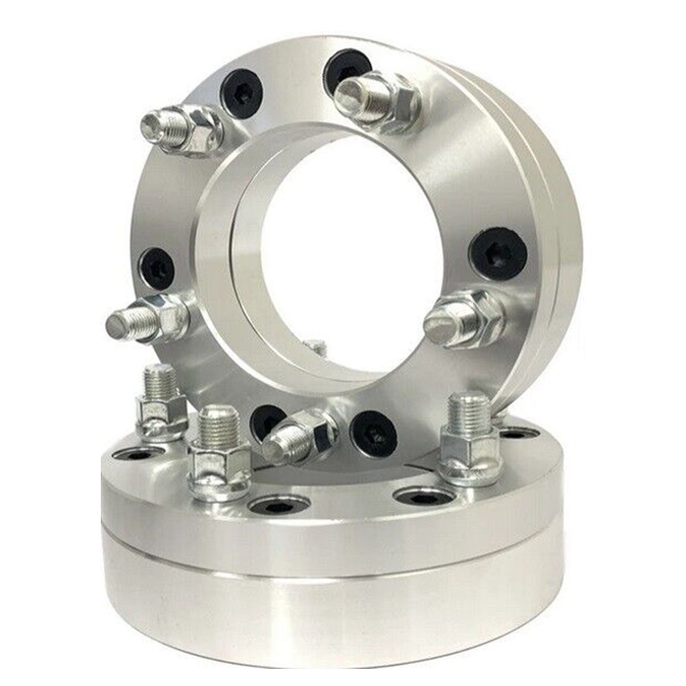 4x 6x5.5 To 5x5.5 Wheel Adapters 2 Inch Use 5 Lug Wheels On 6 Lug Trucks 14x1.5