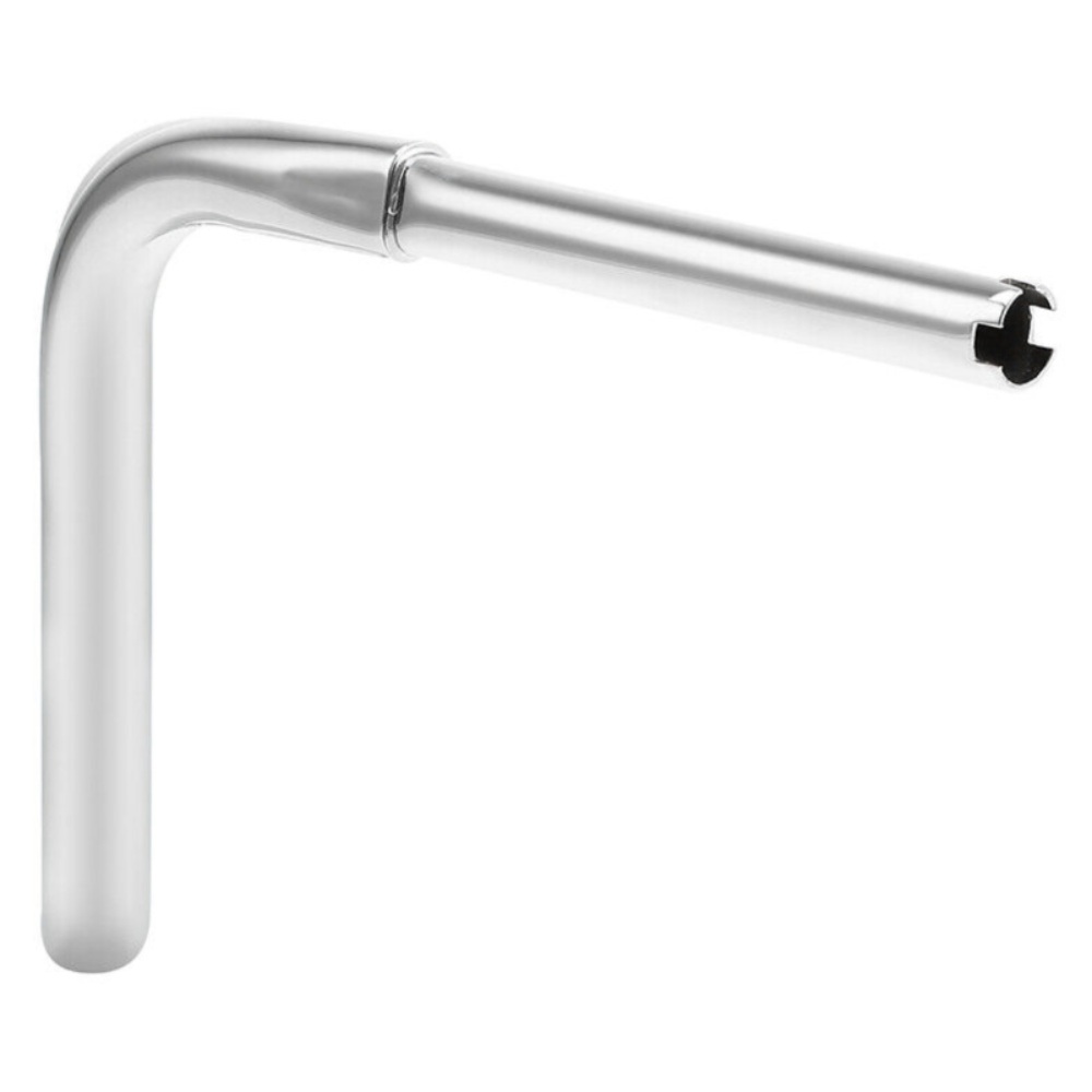 Chrome 10" Rise Ape Hanger Bar 1 1/4" Handlebar For Harley-Davidson FLST FXST