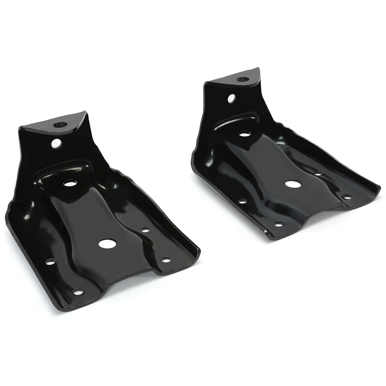 2pcs Rear Leaf Spring Hanger Shackle Bracket Kit For Chevy Silverado GMC Sierra