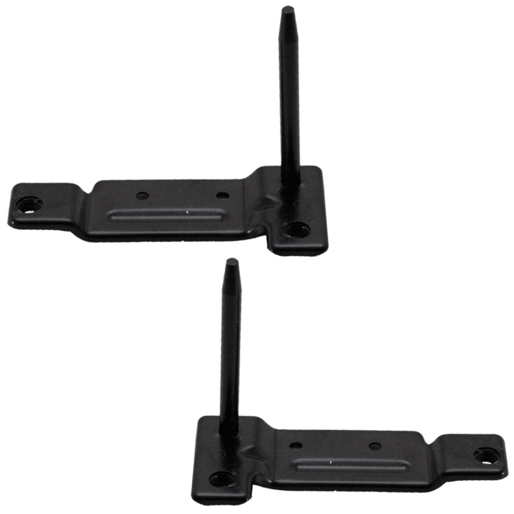 Pair Set Of 2 Bumper Face Bar Brackets Retainer Mounting Braces Left & Right