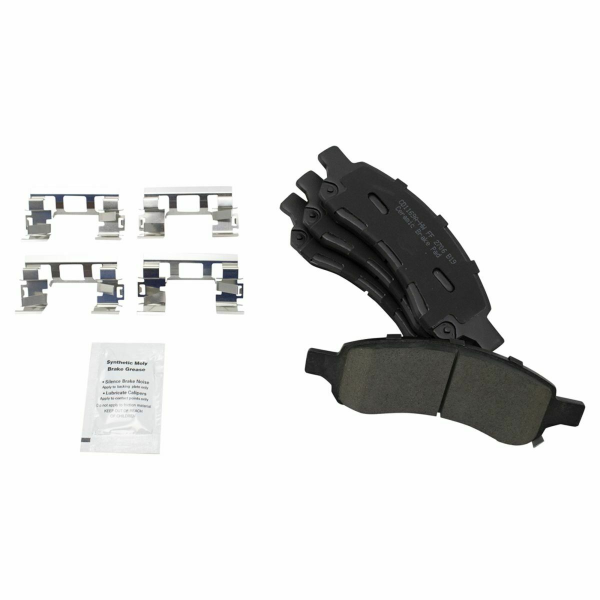 Rotor & Posi Ceramic Brake Pad Front Kit For Acadia Enclave Outlook Traverse