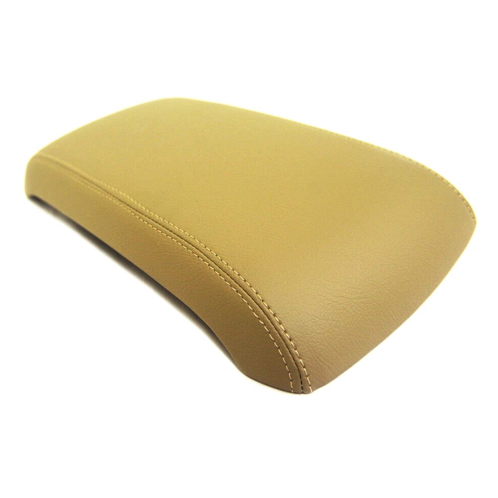Center Console Armrest Leather Synthetic Cover For 07-10 MKX Sport Utility Beige