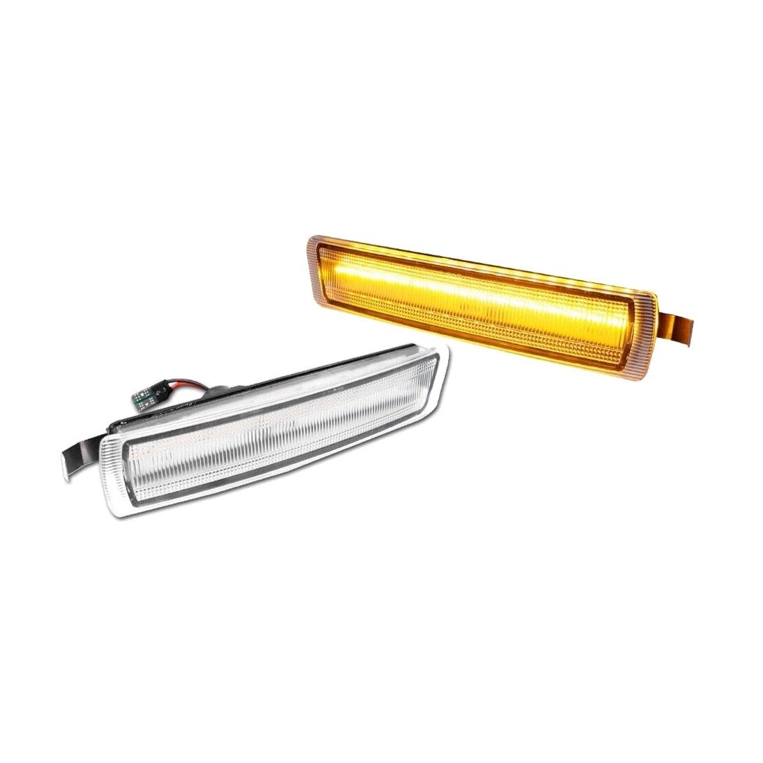 Clear Amber LED Front Side Marker Lights