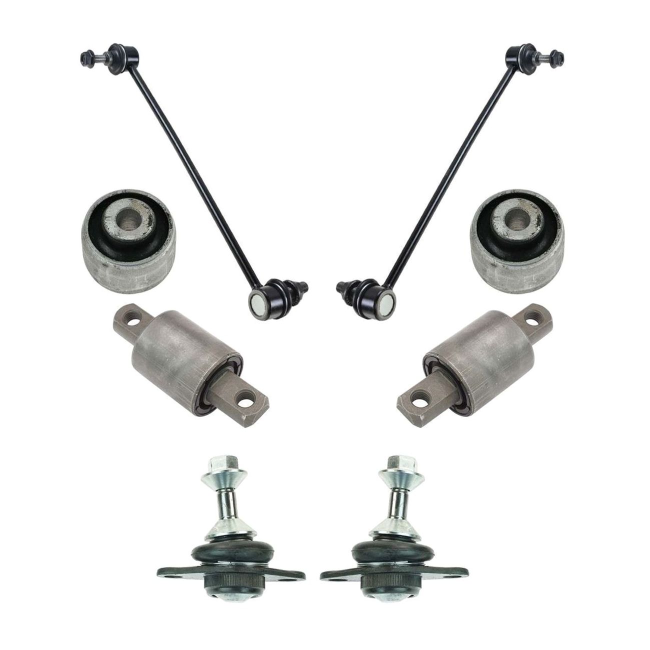 Control Arm Bushing Ball Joint Sway Bar Kit For 8pc Set For Volvo V70 XC70