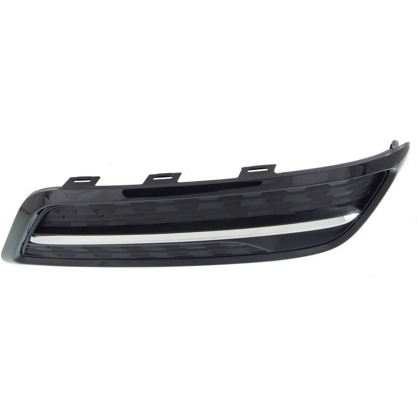 Fog Light Cover For 2014-2016 Acura MDX SH AWD Right Black W/ Chrome Trim