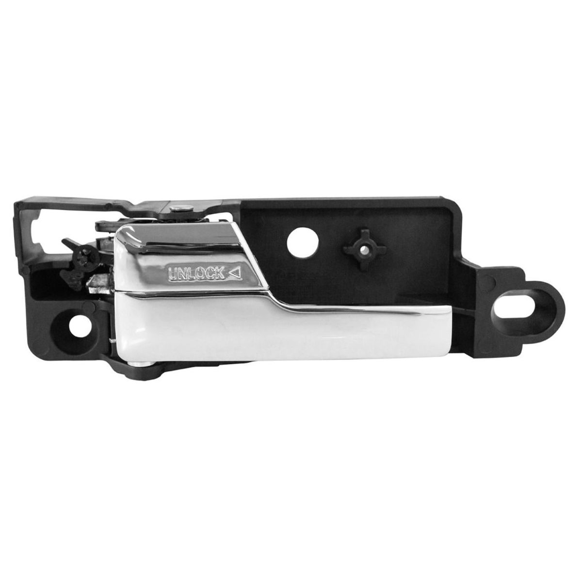 Premium Metal Upgrade Inside Interior Door Handle Chrome Rear Pair Set 2pc