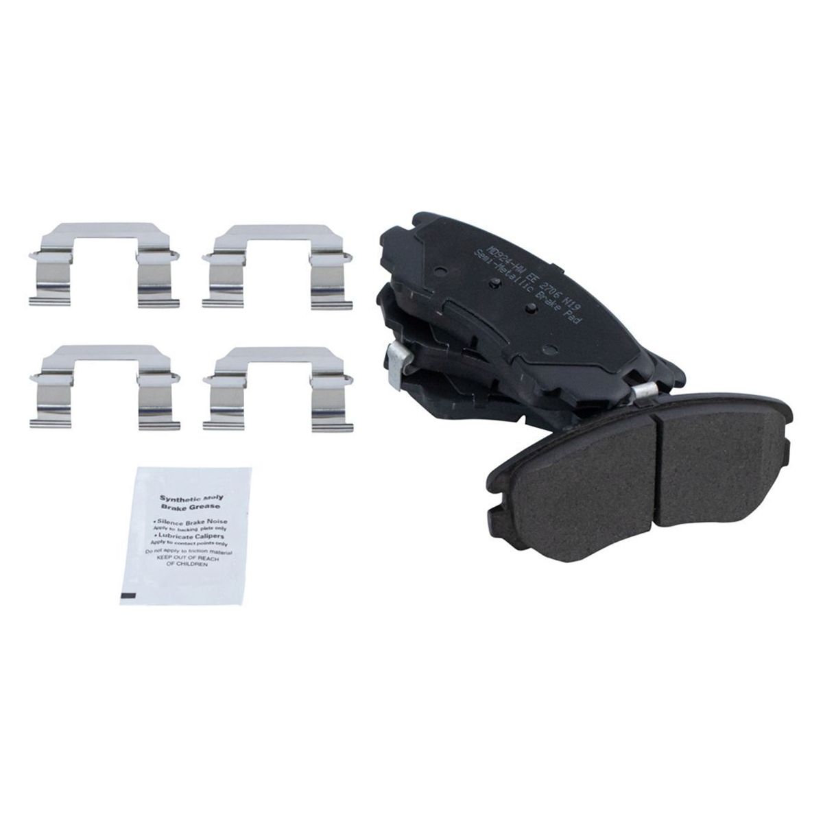 Front Semi Metallic Disc Brake Pad & Rotor Kit Set For 10-11 Soul Base 1.6L