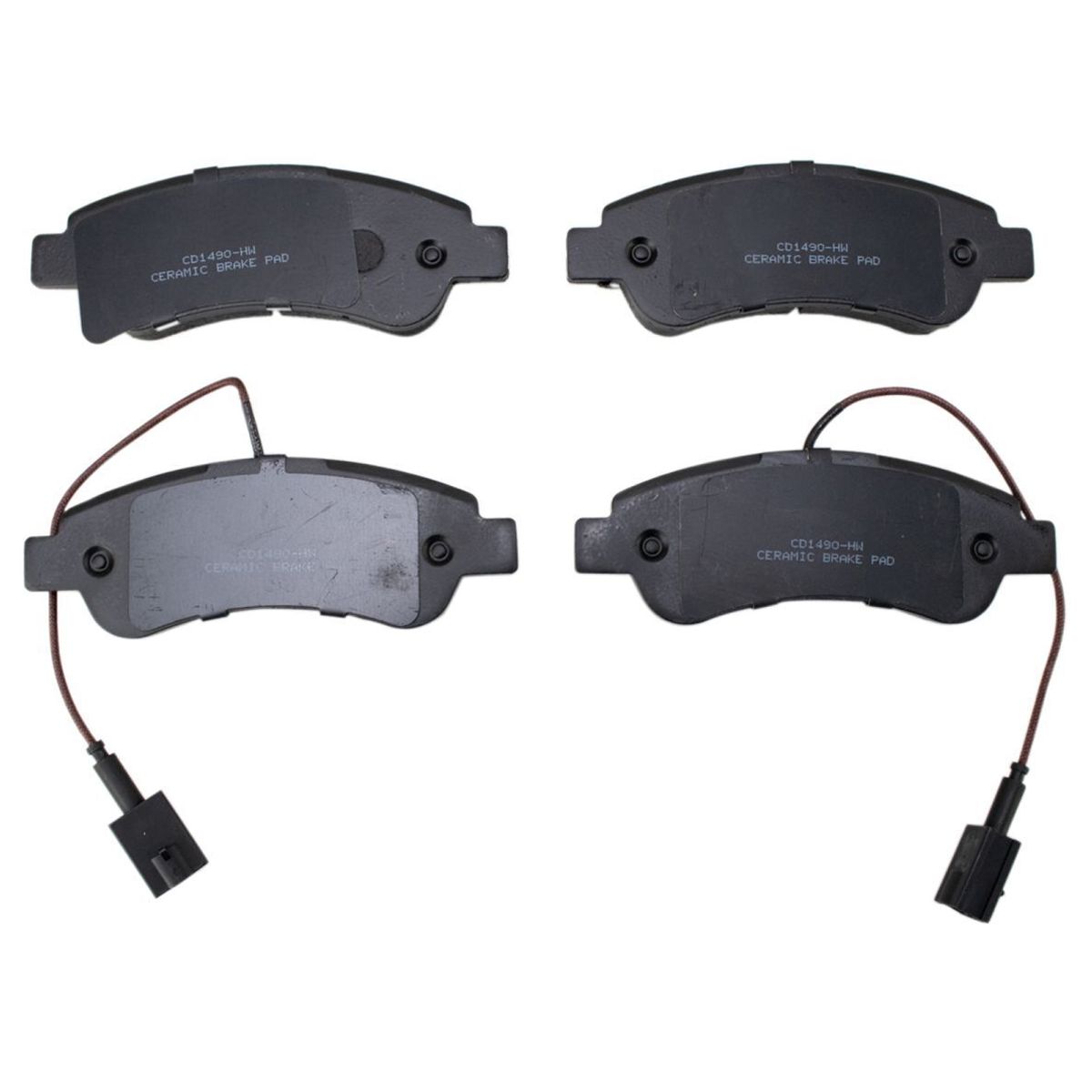 For 2014-2021 Ram 1500 2500 3500 ProMaster Rear Ceramic Disc Brake Pad Set
