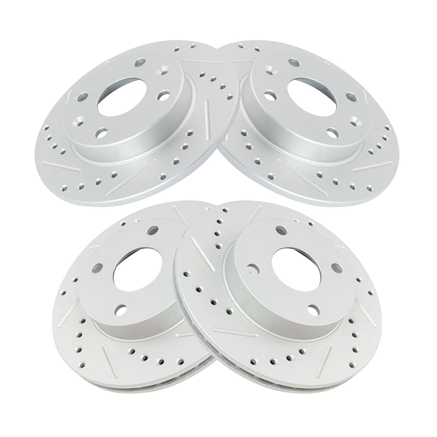 For Mazda 1990-1993 Miata Base Convertible Drilled Brake Rotor Set