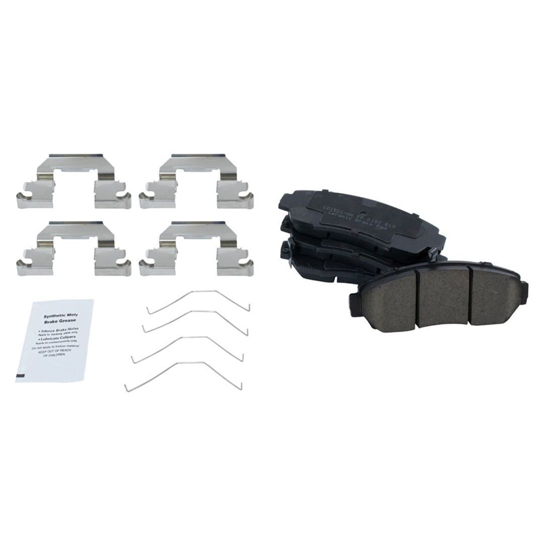 For Honda Odyssey Drilled Slotted Coated Brake Rotor & Ceramic Pad Front Kit