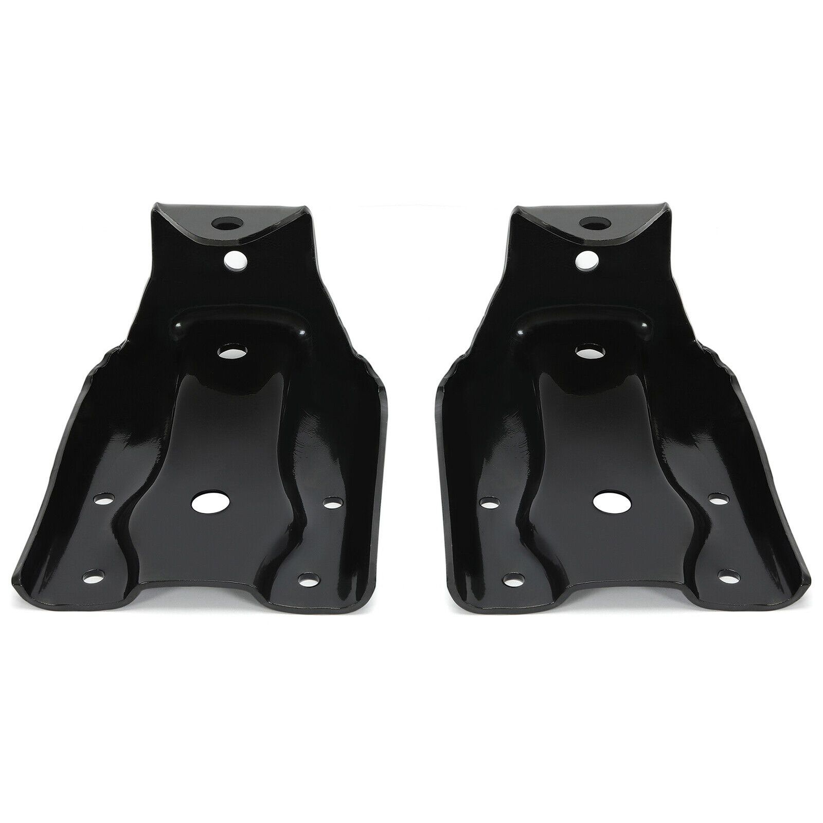 2pcs Rear Leaf Spring Hanger Shackle Bracket Kit For Chevy Silverado GMC Sierra