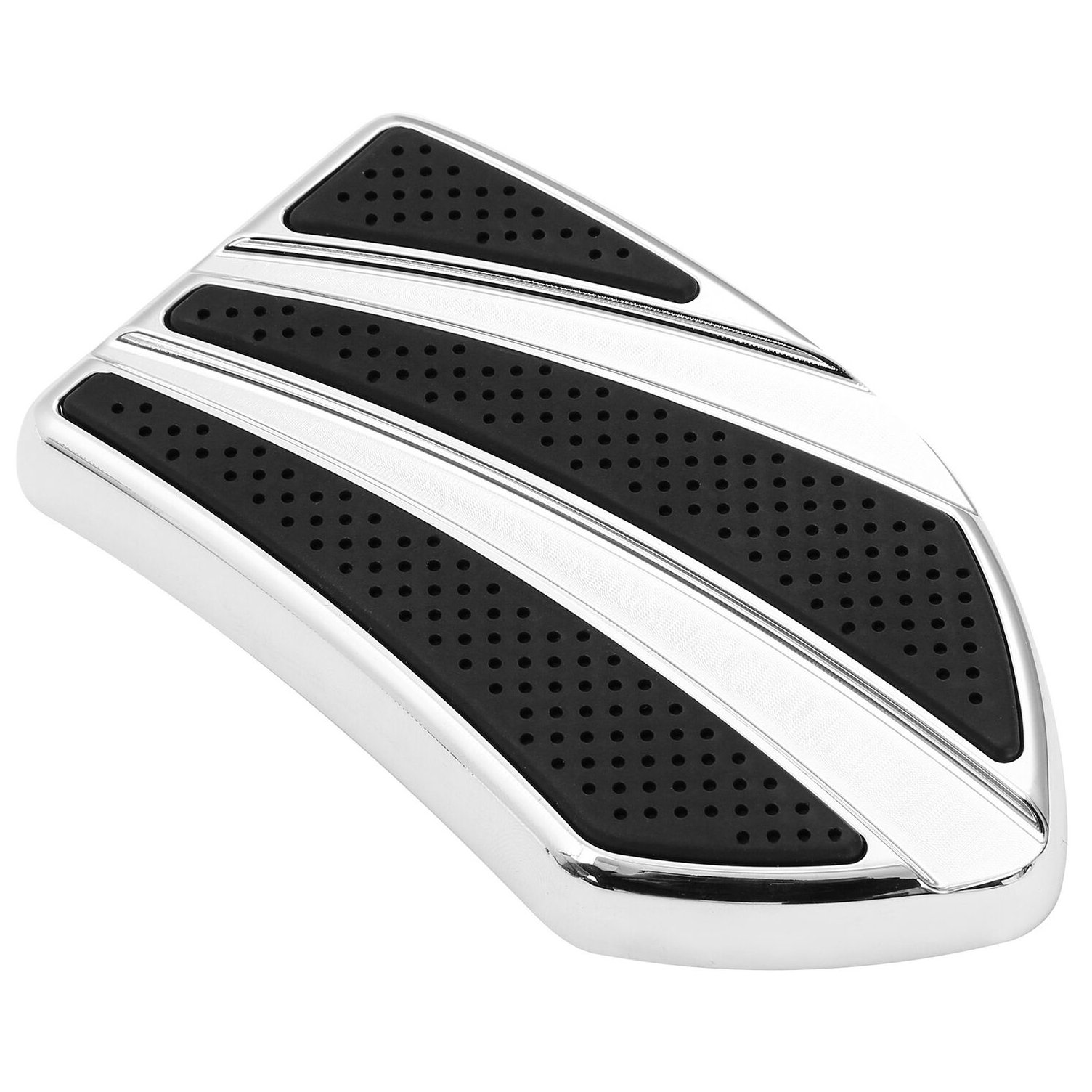 Chrome Large Brake Pedal Pad Fit For Harley-Davidson Harley Touring Street